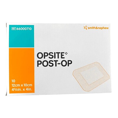 McK Transparent Film Dressing with Pad OpSite Post Op 4 X 4-3/4 Inch