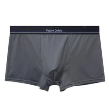 Antibacterial Middle Waist Quadrate Pants Sexy Comfortable Men's Underwear