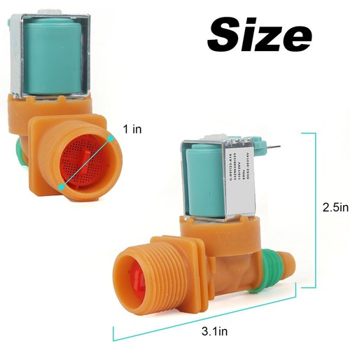 Válvula de entrada de agua de lavadora DC62-30314V para Samsung WA40J3000AW/A2, WA40J3000AW/AA - Imagen 8 de 8