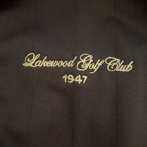 FootJoy Azul 1/4 Cremallera Pullover Top Chaqueta Para Hombre Talla Mediana Lakewood Club de Golf - Imagen 9 de 12