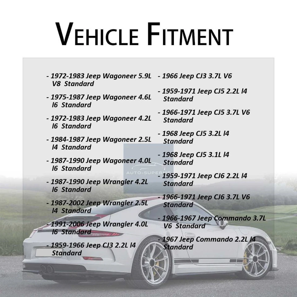 Termostato de refrigerante de motor de moto para Jeep CJ7 1976-1978 3,8 L Foto 4 de 4