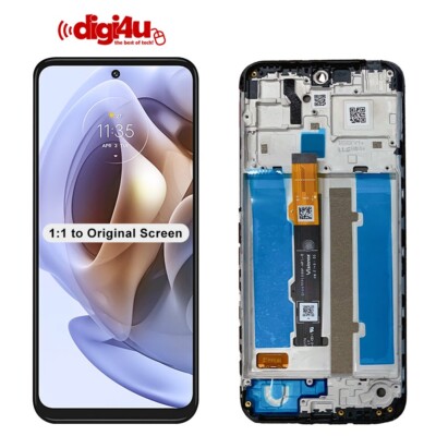 Für Motorola Moto G31 XT2173-3 OLED LCD Display Touchscreen Ersatz mit Rahmen