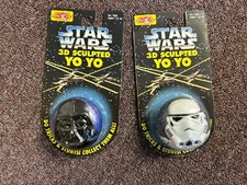 1995 Star Wars 3D Sculpted Yo Yo - Lot Of 2 NIB