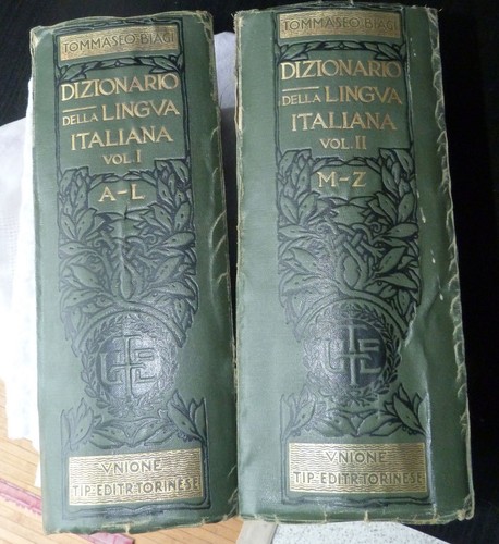 2 VOLUMI DIZIONARIO LINGUA ITALIANA NICCOLO TOMMASEO GUIDO BIAGI UTET 1922 1925 - Picture 2 of 2
