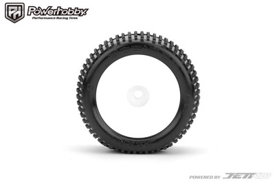 Losi LOS41008 BK Pneumatico da barra, fr/r montato, giallo