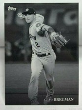 Alex Bregman 2020 Topps On Demand Black & White Base Card #14 - ASTROS - SP /672