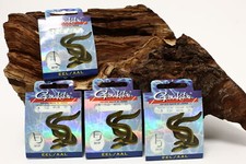 Gamakatsu 5013 gancio anguilla/anguilla NS Black misura 2 4 6 8 lunghezza 60 cm pesca anguilla NEW IMBALLO ORIGINALE