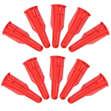 20pcs Caulk Glue Nozzles Caulk Nozzle Caps Condiment Bottle Nozzle