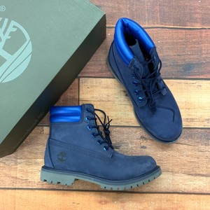 dark blue timberlands