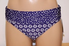 New La Blanca Swimsuit Bikini Bottom IRS White Banded