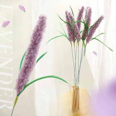 Cat Teaser Toy Lavender Interactive Kitten Toy Playing Cat Stick Scratch Rope To
