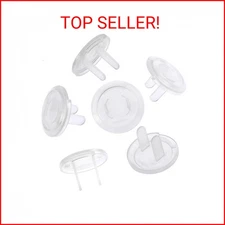 PandaEar Outlet Plug Covers(52 Pack) Clear Child Proof Electrical Protector Safe