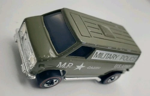 Hot Wheels Redline Military Vehicle Super Van Military Police 1974 Hong Kong