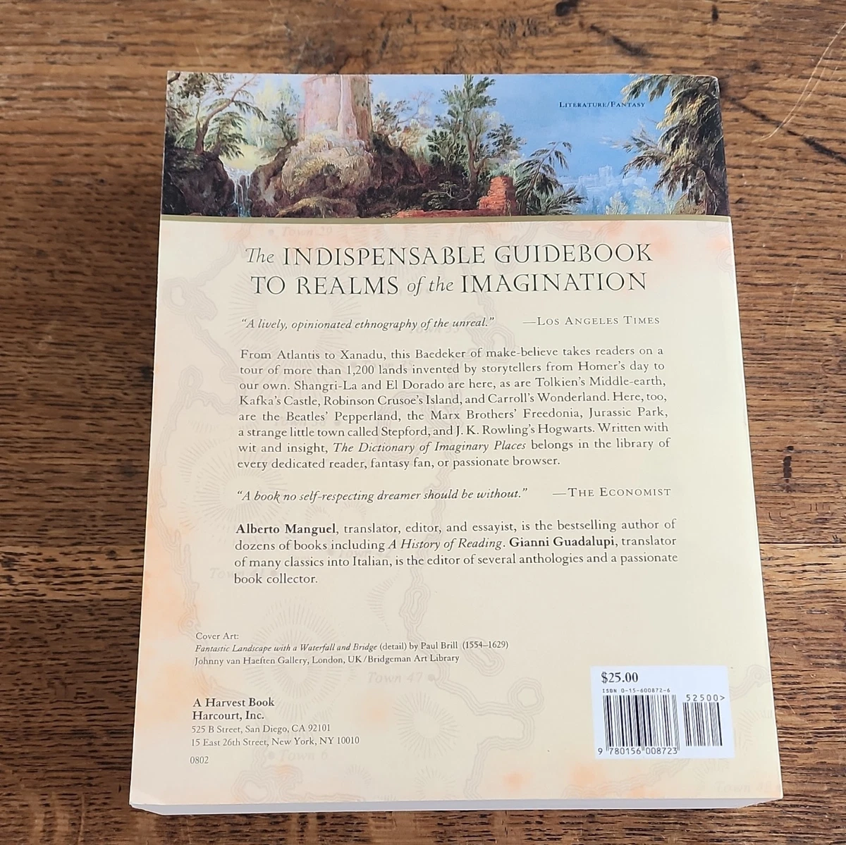 The Dictionary of Imaginary Places Manguel/Guadalupi PB 1999