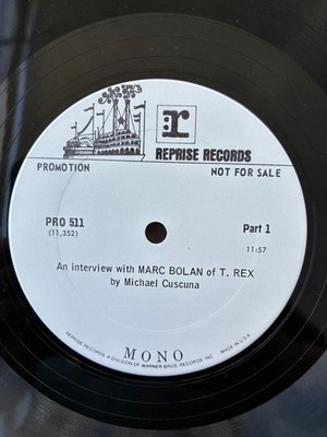 T.Rex Marc Bolan - Interview-LP / Marc Bolan by M. Cuscuna (Reprise Records USA)