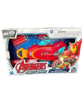 NERF Marvel Avengers Mech Strike Role Play Iron Man Strikeshot Gauntlet on Wrist
