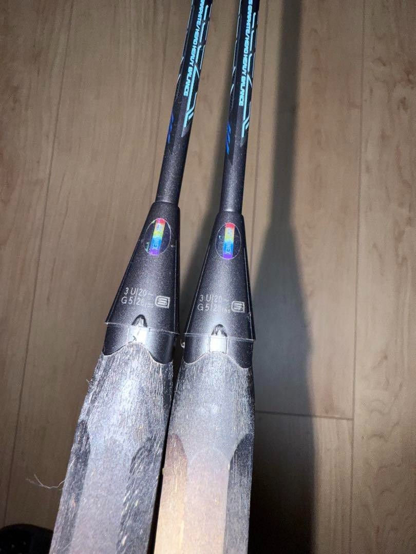 Yonex VOLTRIC Z-FORCE II Badminton Racket 3UG5 Set of 2 Used From