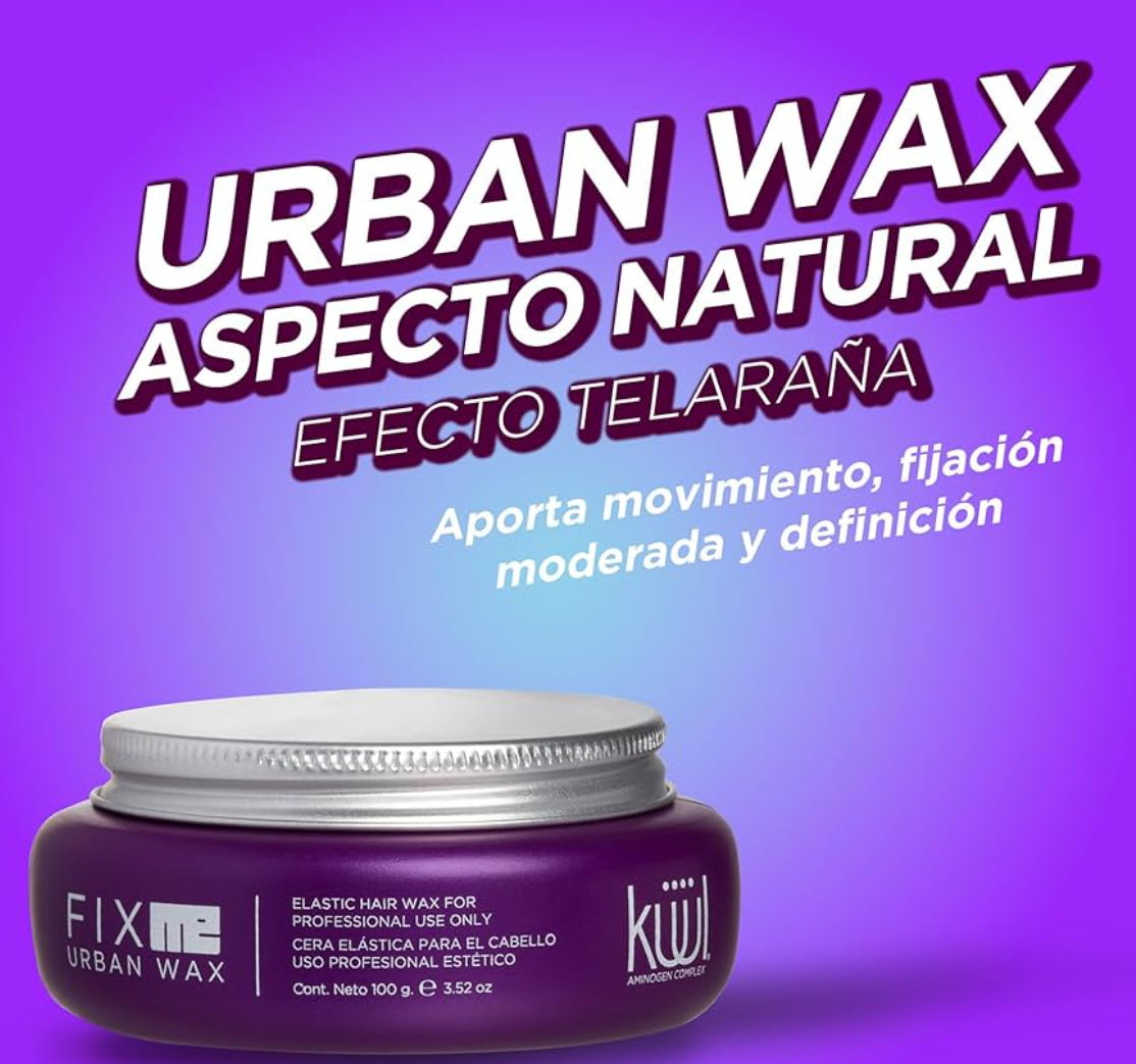 KÜÜL NATURAL-LOOK WAX URBAN WAX - WITH MODERATE HOLD (1 JAR) FREE