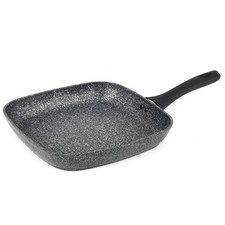 Salter Griddle Pan Non-Stick 28cm Megastone Collection Forged Aluminium Silver