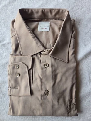 Chemise marron Noblesse taille 50 marque Jupiter étiquetée 59€ (sar) - Photo 1/4