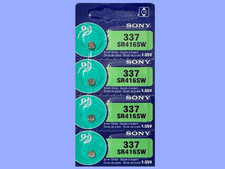 Sony 337 SR416/SW Watch Battery 4Pcs