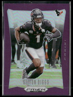 2024 Panini Prizm Deca #124 Stefon Diggs Purple Prizms #/99