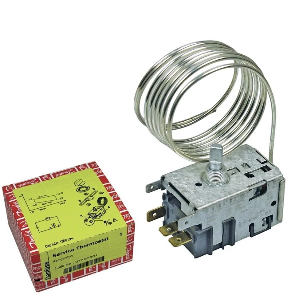 Thermostat Universel 077B7001 Danfoss N°1 Avec Accessoires Réfrigérateur - Photo 1/1