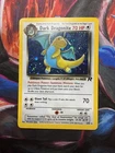 Dark Dragonite Holo 5/82 Team Rocket Pokemon Card WOTC Vintage LP/NM