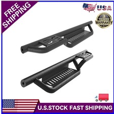 Pair Running Boards For 97-2006 Jeep Wrangler Tj 2dr Side Steps Nerf Bars Black