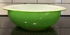 Vintage MCM Retro Pyrex Kelly Green 024 2qt Oval Baking Serving Dish 9in Perfect