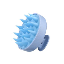 Silicone Shampoo Brush Head Scalp Massage Comb Hair Root Itching Clean the Scalp