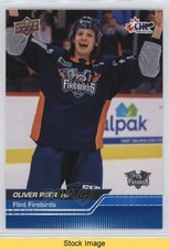 2023-24 Upper Deck CHL Blue Oliver Peer #71 READ 10x3