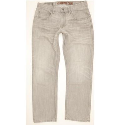Lee Vintage Herren Jeans Grau Straight Regular W32 L30 (106532)