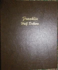 Complete BU Franklin Half Dollar Set in Dansco Album