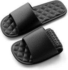 Travel Slippers for Men Women, Portable Foldable Hotel Slides, Non-Slip Quick