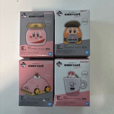 Ichiban Kuji Kirby Cafe E Prize PETIT Figure Magnet Collection 4 Types Set