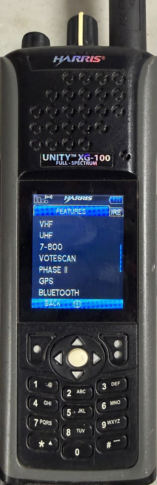 Harris UNITY XG-100P Multi Band P25 Digital Portable Radio Trunking AES ...