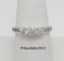 1CT Natural Diamond Engagement Anniversary Wedding Bridal Ring 10K White Gold