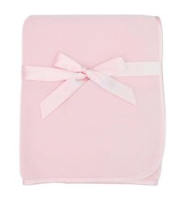 AMERICAN BABY COMPANY FLEECE BLANKET WITH SILKLIKE SATIN TRIM SOFT WARM  COZY P