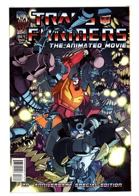 Transformers: The Animated Movie #3 VFNM 9.0 2006  Don Figueroa Cover