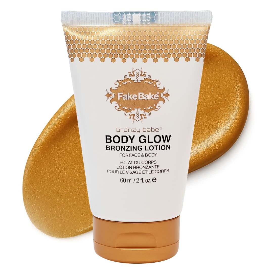 Bronzy Babe Body Glow Face & Body Tinted Moisturizer Lotion,