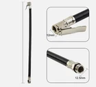 Bicycle Bike Tire Air Pump Inflator Replacement Hose Tube With Adapters