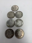 Lot Of 7 Morgan Silver Dollars 90%