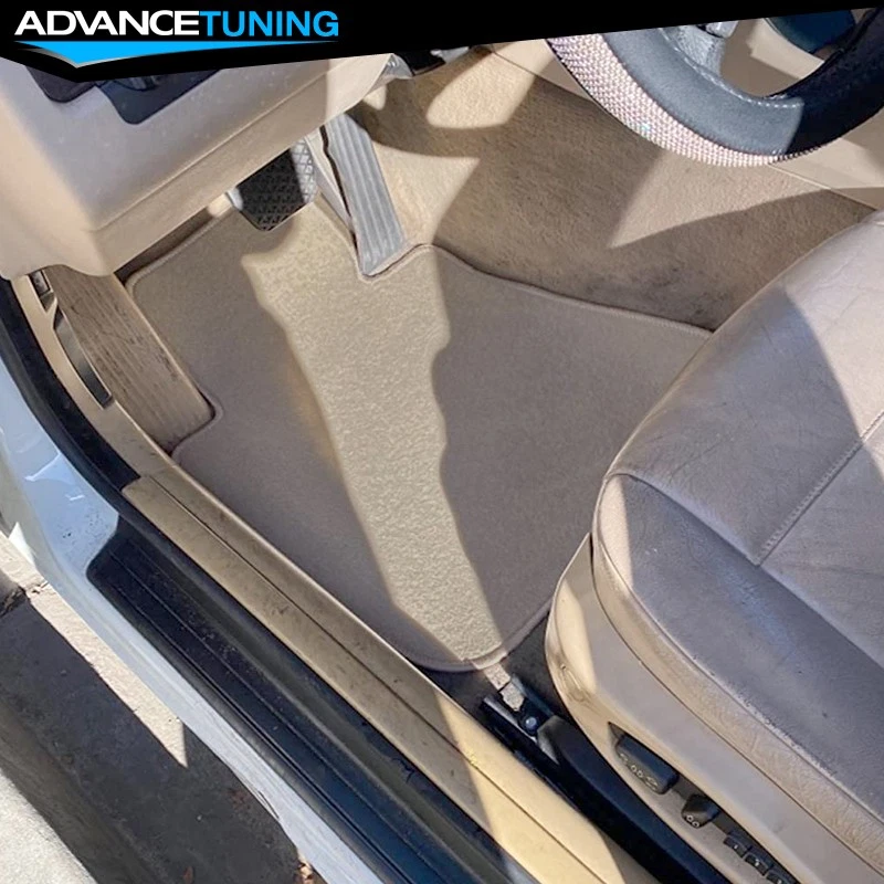 06-11 E90 Sedán Serie 3 Alfombrillas Coche Delanteras y Traseras Beige - Nylon PARA: (BMW) Foto 4 de 4
