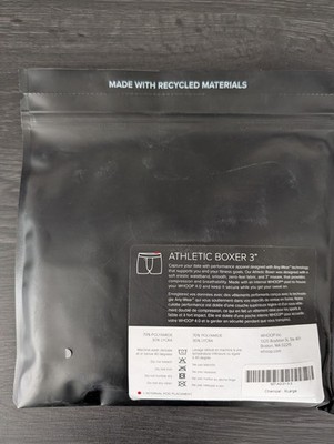 Whoop 4.0 Charcoal Athletic Boxer/ XL / 3'' New In Sealed Bag