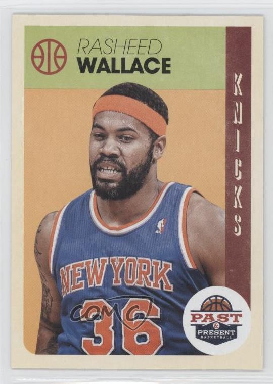 2012-13 Panini Past & Present Rasheed Wallace #14 z7q