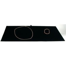 Black Velvet Jewelry Display Pad Tray Insert 14 1/8" x 7 5/8"