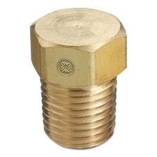 Pipe Thread Caps and Plugs, Cap, 3000 PSIG, Brass, 1/4 in (NPT) Western