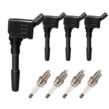 GAGOLCAR OEM Ignition Coil Pack 06J905110G Spark Plugs Set 4 Volkswagen Audi Bee