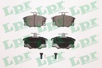 LPR Bremsbelagsatz, Scheibenbremse 05P094 FüR Abarth Alfa Romeo Autobianchi